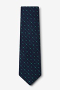 Pala Navy Blue Extra Long Tie Photo (1)