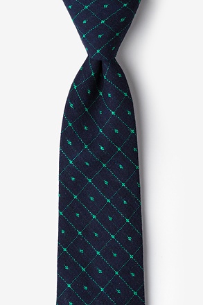 Pala Navy Blue Extra Long Tie