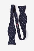 Pala Navy Blue Self-Tie Bow Tie Photo (1)