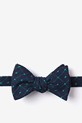 Pala Navy Blue Self-Tie Bow Tie Photo (0)