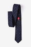 Pala Navy Blue Skinny Tie Photo (2)