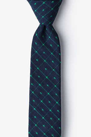 Pala Navy Blue Skinny Tie