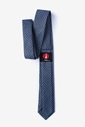 Pike Navy Blue Skinny Tie Photo (1)