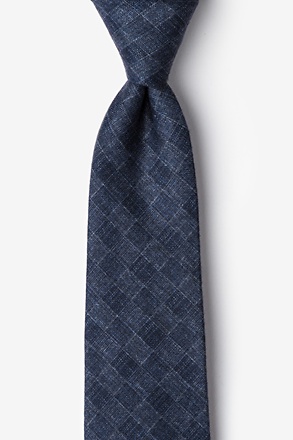 Prescott Navy Blue Extra Long Tie