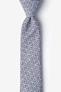 Redmond Navy Blue Skinny Tie Photo (0)