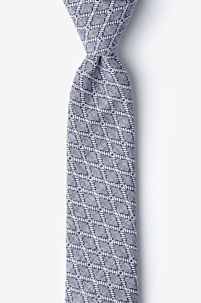 Redmond Navy Blue Skinny Tie