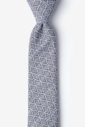 _Redmond Navy Blue Skinny Tie_