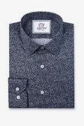 Reid Floral Navy Blue Casual Shirt Photo (0)