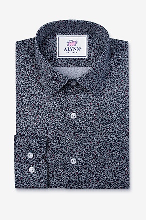 Reid Floral Navy Blue Casual Shirt