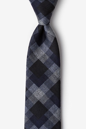 Richland Navy Blue Extra Long Tie