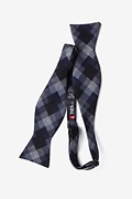 Richland Navy Blue Self-Tie Bow Tie Photo (1)