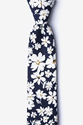 Romeny Navy Blue Skinny Tie Photo (0)