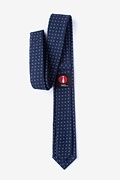 Ross Navy Blue Skinny Tie Photo (1)