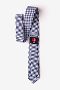 Sadler Navy Blue Skinny Tie Photo (2)