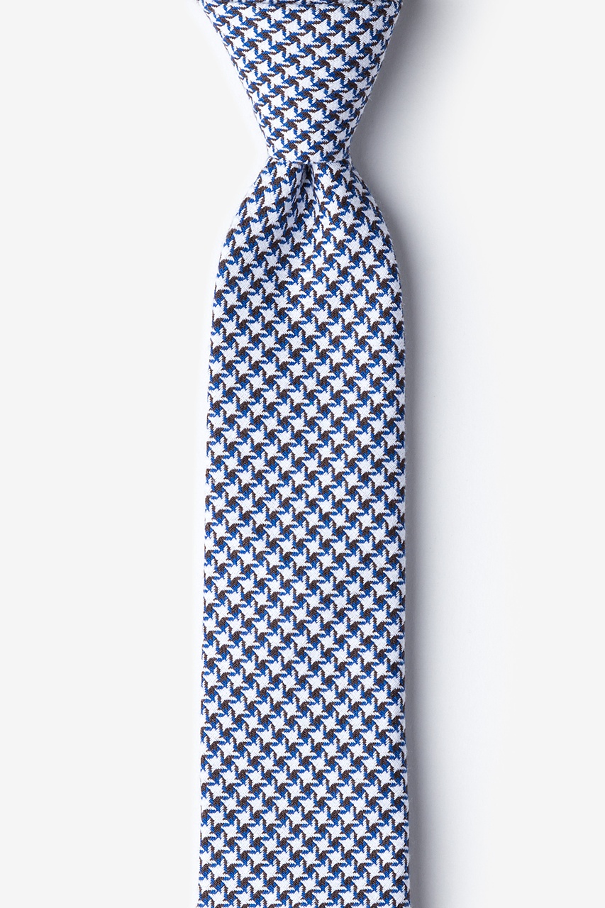Sadler Navy Blue Skinny Tie Photo (0)