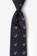 San Diego Navy Blue Extra Long Tie Photo (0)