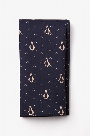 San Diego Navy Blue Pocket Square