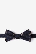 San Diego Navy Blue Skinny Bow Tie Photo (0)