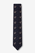 San Diego Navy Blue Skinny Tie Photo (1)