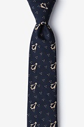 San Diego Navy Blue Skinny Tie Photo (0)