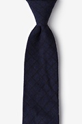 San Luis Navy Blue Extra Long Tie Photo (0)