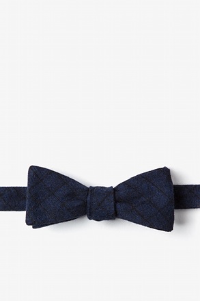 San Luis Navy Blue Skinny Bow Tie
