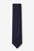 San Luis Navy Blue Skinny Tie Photo (1)