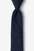 San Luis Navy Blue Skinny Tie Photo (0)