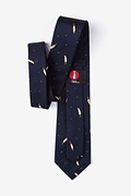 Santee Navy Blue Extra Long Tie Photo (2)