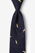 Santee Navy Blue Extra Long Tie Photo (0)