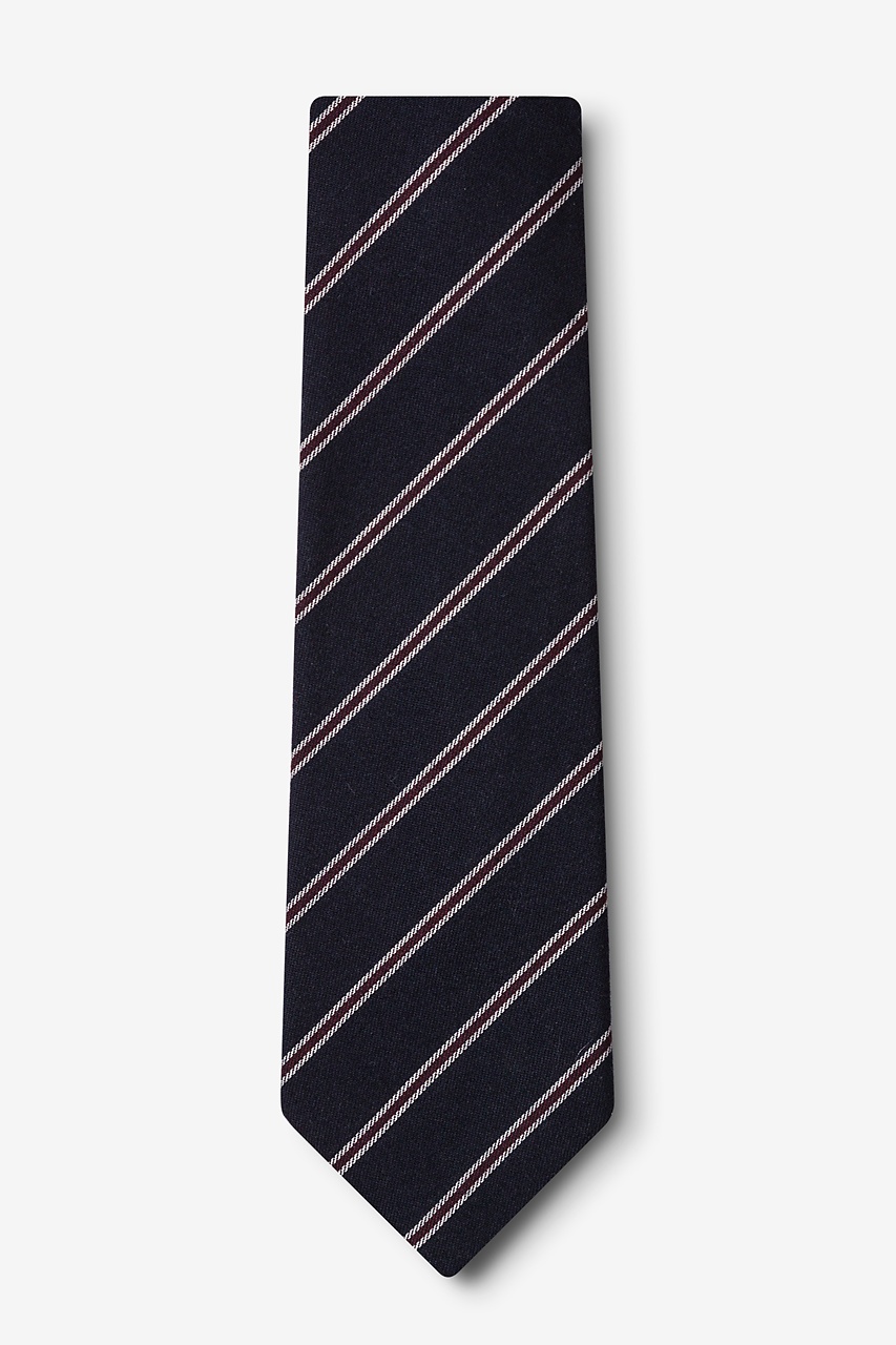 Seagoville Navy Blue Extra Long Tie Photo (1)