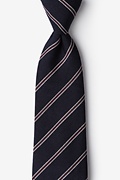 Seagoville Navy Blue Extra Long Tie Photo (0)