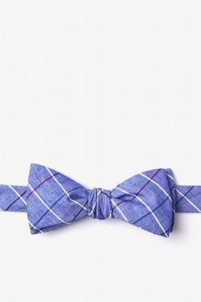 Seattle Navy Blue Skinny Bow Tie