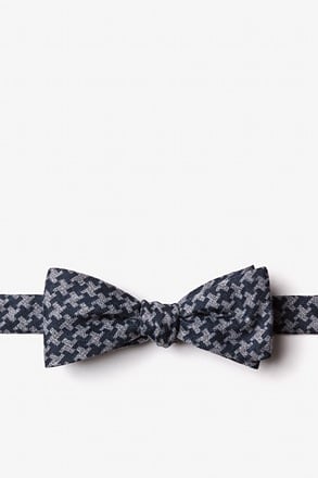 Tempe Navy Blue Skinny Bow Tie