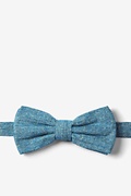 Thompson Navy Blue Pre-Tied Bow Tie Photo (0)