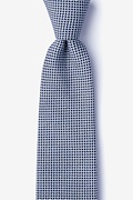 Twin Navy Blue Extra Long Tie Photo (0)