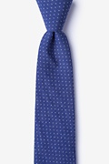 Union Navy Blue Skinny Tie Photo (0)