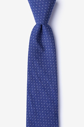 Union Navy Blue Skinny Tie