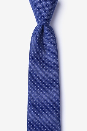 _Union Navy Blue Skinny Tie_