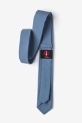 Walters Navy Blue Skinny Tie Photo (2)