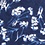 Navy Blue Cotton Welch Extra Long Tie