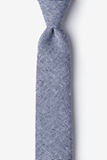 Westminster Navy Blue Skinny Tie Photo (0)