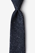 Wilsonville Navy Blue Extra Long Tie Photo (0)