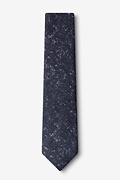 Wilsonville Navy Blue Skinny Tie Photo (1)