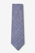 Wortham Navy Blue Extra Long Tie Photo (1)