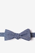 Wortham Navy Blue Skinny Bow Tie Photo (0)
