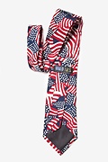 4th of July Navy Blue Extra Long Tie Photo (1)