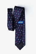 Anchors & Ships Wheels Navy Blue Extra Long Tie Photo (2)