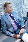 Anchors & Ships Wheels Navy Blue Skinny Tie Photo (2)