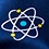 Navy Blue Microfiber Atomic Nucleus Self-Tie Bow Tie